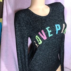 NEW VS PINK COZY PULLOVER SHIRT